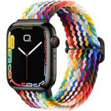 Quse Apple Watch Series SE/11/10/9/8/7/6/5/4/3 ile Uyumlu 42mm-41mm-40mm-38mm Ayarlanabilir Tokalı Örgü Kordon Pride Edition - (Series 10/11 42Mm) - 41Mm - 40Mm - 38Mm