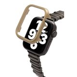 Quse Bumper Metal Koruyucu Kılıf, Apple Watch Series 10/SE/9/8/7/6/5 ile Uyumlu, 46mm/45mm/44mm/42mm/41mm/40mm (Gold, 41MM)