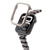 Quse Bumper Metal Koruyucu Kılıf, Apple Watch Series 10/SE/9/8/7/6/5 ile Uyumlu, 46mm/45mm/44mm/42mm/41mm/40mm (Starlight, 41MM)