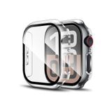 Quse Kasa Koruyucu Kılıf, Apple Watch Series 10/11 42MM ile Uyumlu Ekran Koruyucu, Şeffaf