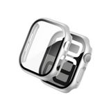 Quse Kasa Koruyucu Kılıf, Apple Watch Series 10/11 46MM ile Uyumlu Ekran Koruyucu, Gümüş
