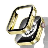 Quse Kasa Koruyucu Kılıf, Apple Watch Series SE/9/8/7/6/5/4 ile Uyumlu, Ekran Koruyucu, Suya Dayanıklı, 45MM/44MM/41MM/40MM (Gold, Series 10 42MM)