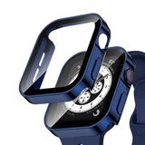 Quse Kasa Koruyucu Kılıf, Apple Watch Series SE/9/8/7/6/5/4 ile Uyumlu, Ekran Koruyucu, Suya Dayanıklı, 45MM/44MM/41MM/40MM (Lacivert, 41MM)