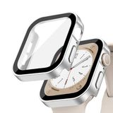 Quse Kasa Koruyucu Kılıf, Apple Watch Series SE/9/8/7/6/5/4 ile Uyumlu, Ekran Koruyucu, Suya Dayanıklı, 45MM/44MM/41MM/40MM (Mat Gümüş, 41MM)