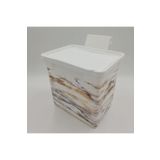 Qutu 5 lt Trash Bin Marble Mutfak Çöp Kovası