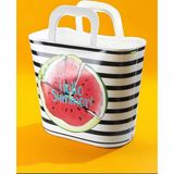 QUTU Hand Bag Karpuz Desenli Yeşil Plaj Ve El Çantası