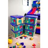 QUTU Style Box Dude Dekoratif Oyuncak Kutu Seti - 6x 20 Litre
