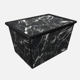 Qutu Trend Black Marble 50 lt Box