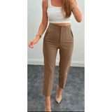 QUUL'Y KADIN////ZARA MODEL///PENSLİ////YÜKSEK BEL///BİLEKTE///LİKRALI///TOPARLAYICI///KUMAŞ PANTOLON