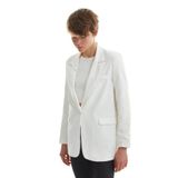 Quzu Kadın Blazer Ceket Ekru 50873