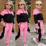 Quzucuk Kids Kız Çocuk Pembe Eşofman Takımı Güpürlü - 2 - 3 Yaş