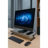 Qvone Fonksiyonel Monitör Yükseltici Laptop Standı Masa Üstü Ekran Standı Oyuncu Monitör Yükseltici
