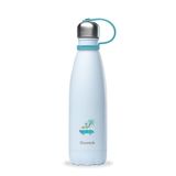 QWETCH Termos paslanmaz çelik, 500 ml, model Kids (mavi minivan)