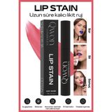 QWON Soyulabilir Ruj Hot Rose Lip Stain Gün Boyu Kalıcı Bulaşmayan Dudak Dövmesi