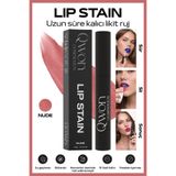 QWON Soyulabilir Ruj Nude Lip Stain Gün Boyu Kalıcı Bulaşmayan Dudak Dövmesi