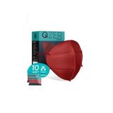 Qzer Bordo Ffp2 N95 Maske 5 Katlı - 10 Adet