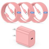 QZIIW iPhone 15 Şarj Kablosu, USB C - USB C Kablosu, 20W Şarj Duvarı ve 60W 10 Ft Şarj Kablosu, iPhone 15/Pro/Plus/Pro Max, iPad Mini 6/ Pro 2021, MacBook Pro 2020, Samsung Galaxy S24, Switch için