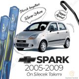 R.B.W Chevrolet Spark Ön 2005-2009 Hibrit Silecek Takımı