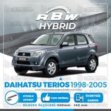 R.B.W Daihatsu Terios Ön 1998-2005 Hibrit Silecek Takımı