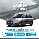 R.B.W Hyundai Matrix Ön 2001-2010 Hibrit Silecek Takımı