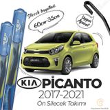R.B.W Kia Picanto Ön 2017-2021 Hibrit Silecek Takımı