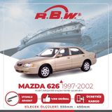 R.B.W Mazda 626 1997-2002 Ön Siyah Muz Silecek Takımı