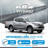 R.B.W Mitsubishi L200 Ön 2009-2018 Hibrit Silecek Takımı