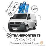R.B.W Volkswagen Transporter T5 2003-2013 Ön Arka Silecek Seti