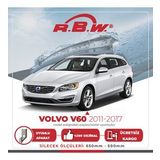 R.B.W Volvo V60 2011-2017 Muz Silecek Takımı