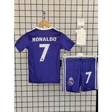 R.e.a.l M.a.d.r.i.d 2017 Cardiff Şampiyonlar Ligi Cristiano Ronaldo Çocuk Forması 4'lü Set (armalı)