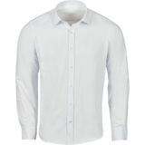 R-Germen Slim Fit Mikro Saten Erkek Spor Gömlek - XS - Beyaz