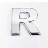 R Harfi 3,75 Cm Krom Yapışkanlı