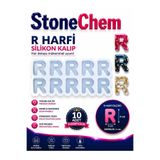 R Harfi Silikon Kalıp 10’lu – Epoksi Reçine Harf Kalıbı, Anahtarlık ve Takı Yapımı