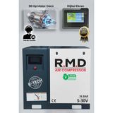 R.M.D KOMPRESÖR 16 Bar 30 Hp Invertörlü Vidalı Hava Kompresör (Tek Makine) S-30V
