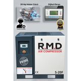 R.M.D KOMPRESÖR 20 Hp Vidalı Hava Kompresörü (Tek Makine) I S-20F