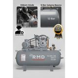 R.M.D KOMPRESÖR Pistonlu Hava Kompresörü 300 Lt 2 Kafa 12 Bar 5.5 Hp I PA290I12B