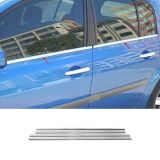 R. Megane 2 Sedan Krom Cam Çıtası Tk 2004-2010 Paslanmaz Çelik