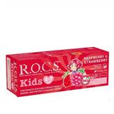 R.O.C.S. 35 ml Ahududulu-Çilekli Kids 4-7 Yaş Meyveli Diş Macunu