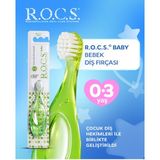 R.O.C.S. Baby Extra Soft - 0-3 yaş Bebekler İçin Diş Fırçası Yeşil