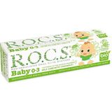R.O.C.S. Baby Papatya Özlü Diş Macunu (0-3yaş) - Altın