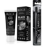 R.O.C.S. Black Edıtıon Kömür Beyazlatıcı Diş Macunu Ve Diş Fırçası