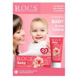 R.o.c.s. Elma Püresi Tadında 0-3 Yaş Florürsüz Bebek Diş Macunu 35 Ml