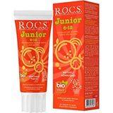 R.O.C.S. Junior Çocuklar İçin Bitkisel İçerikli Diş Macunu 6-12 Yaş Meyveli Gökkuşağı 60ml