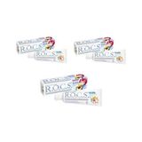 R.O.C.S. Kids 3-7 Yaş Meyveli Çocuk Diş Macunu Meyve Külahı 35ML - 3 Adet