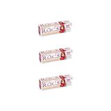 R.O.C.S. Kids 4-7 Yaş Çocuk Diş Macunu Yaz Esintisi Ahududu Çilek Tadı 35ML x 3 Adet