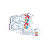 R.O.C.S. Kids Meyve Aromalı Florürsüz Diş Macunu 45 gr x 2'li Paket – Çocuklar için Güvenli ve Nazik Formül