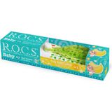 R.O.C.S. KTYRA52 baby Muz Tadında Diş Macunu + Fırçası Set 0-3 Yaş
