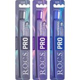 R.O.C.S Pro 5940 3 Adet Orta Sert Gri Mor Lacivert Diş Fırçası