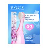 R.O.C.S. R.o.c.s Baby 0-3 Yaş Bebek Diş Fırçası Pembe