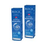 R.O.C.S. ROCS-KALSIYUM-2Lİ Aktif Kalsiyum Beyazlatıcı 94 g X 2 Adet Diş Macunu